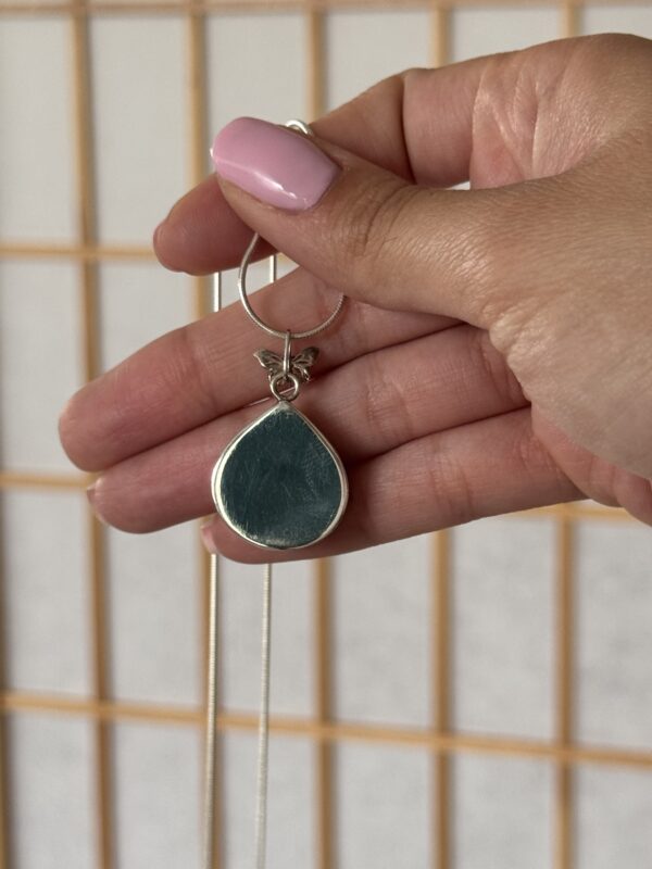 rainbow moonstone tourmaline teardrop pendant