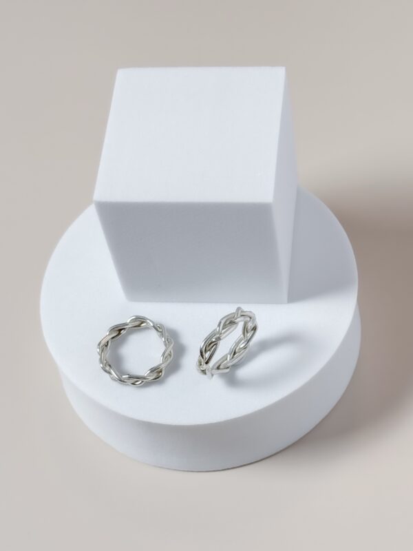 Everyday Comfort Twist Ring- Sterling Silver img 6665